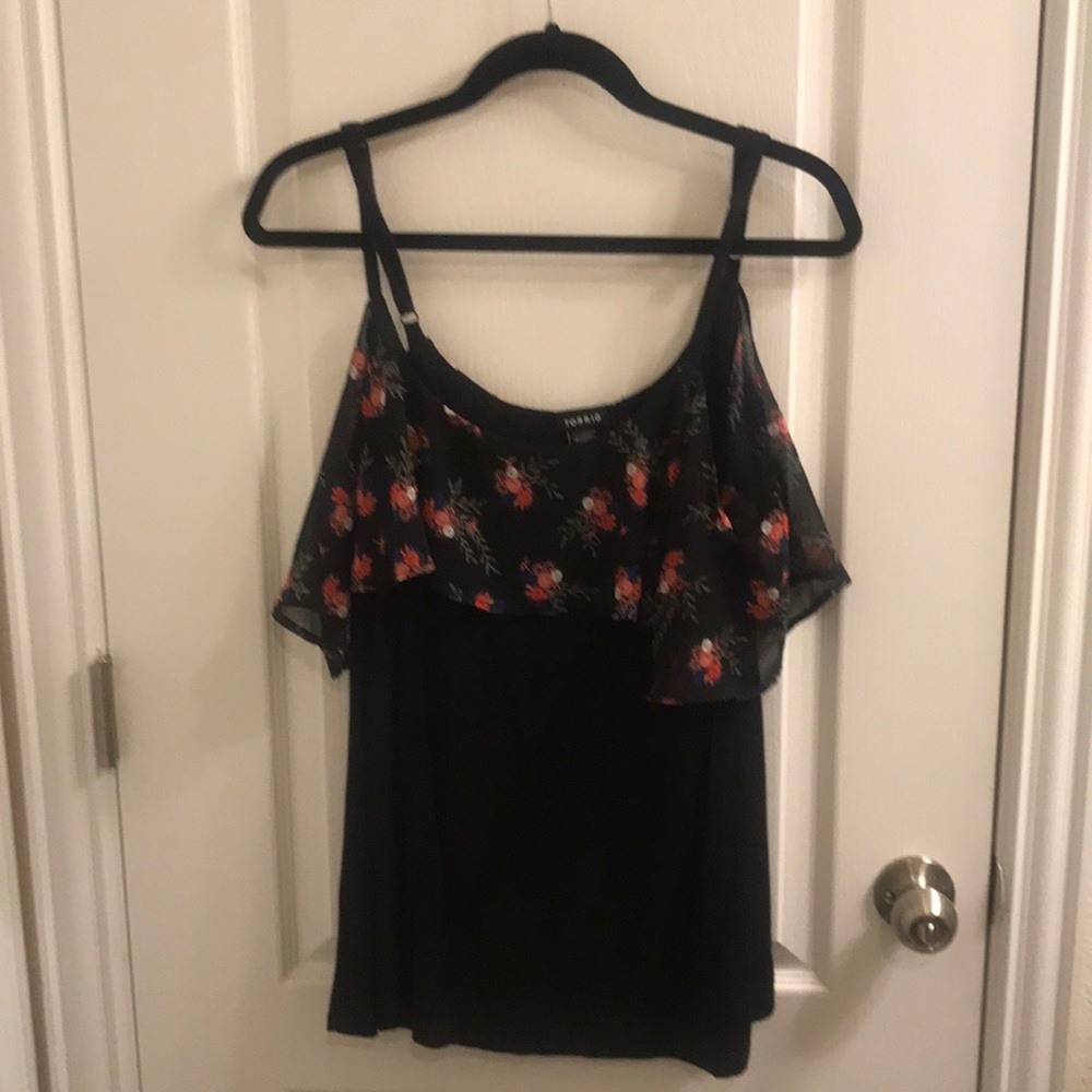 Cold shoulder top from torrid